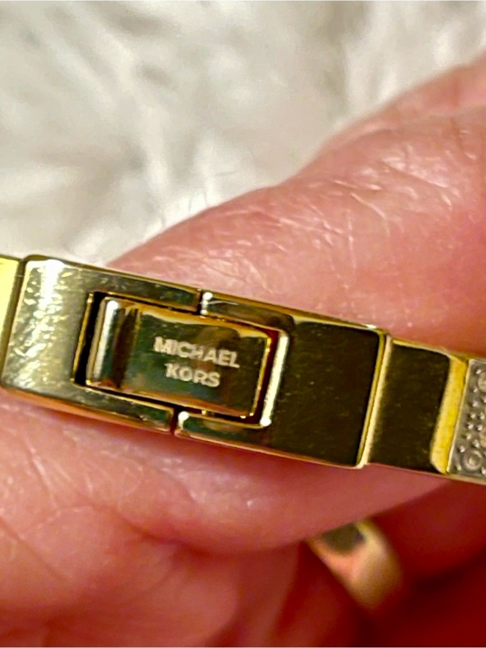 Michael Kors Gold-Tone Bangle Bracelet - Picture 2 of 11